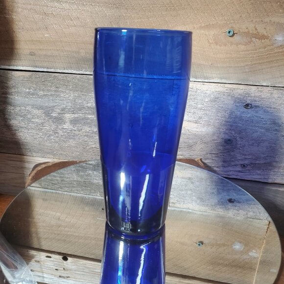 Cobalt Blue Highball Glass - Vintage #3 - Picture 3 of 3